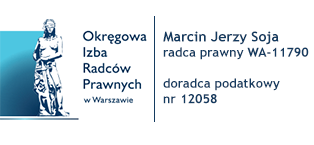 Radca Prawny Marcin Jerzy Soja WA-11790